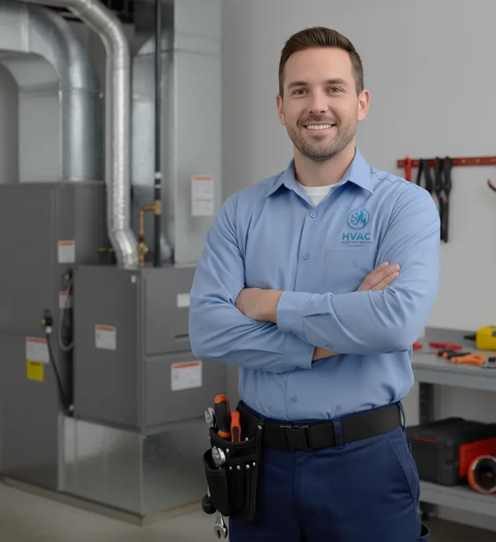 New HVAC system being installed by professional Jacob Nelson